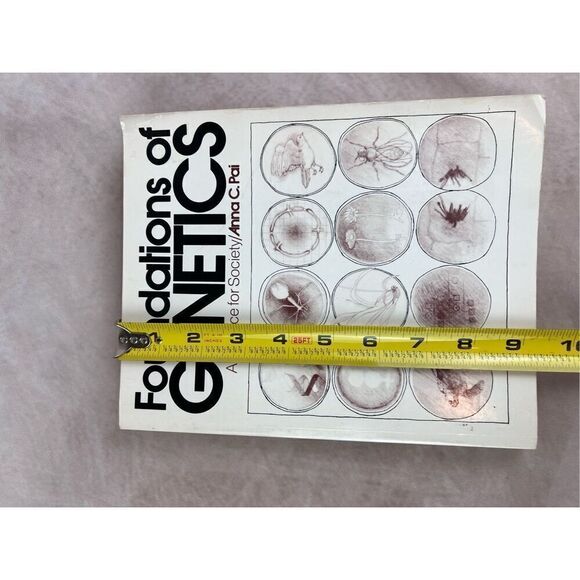 Vintage Foundations of Genetics Book Anna C. Pali - Picture 2 of 7